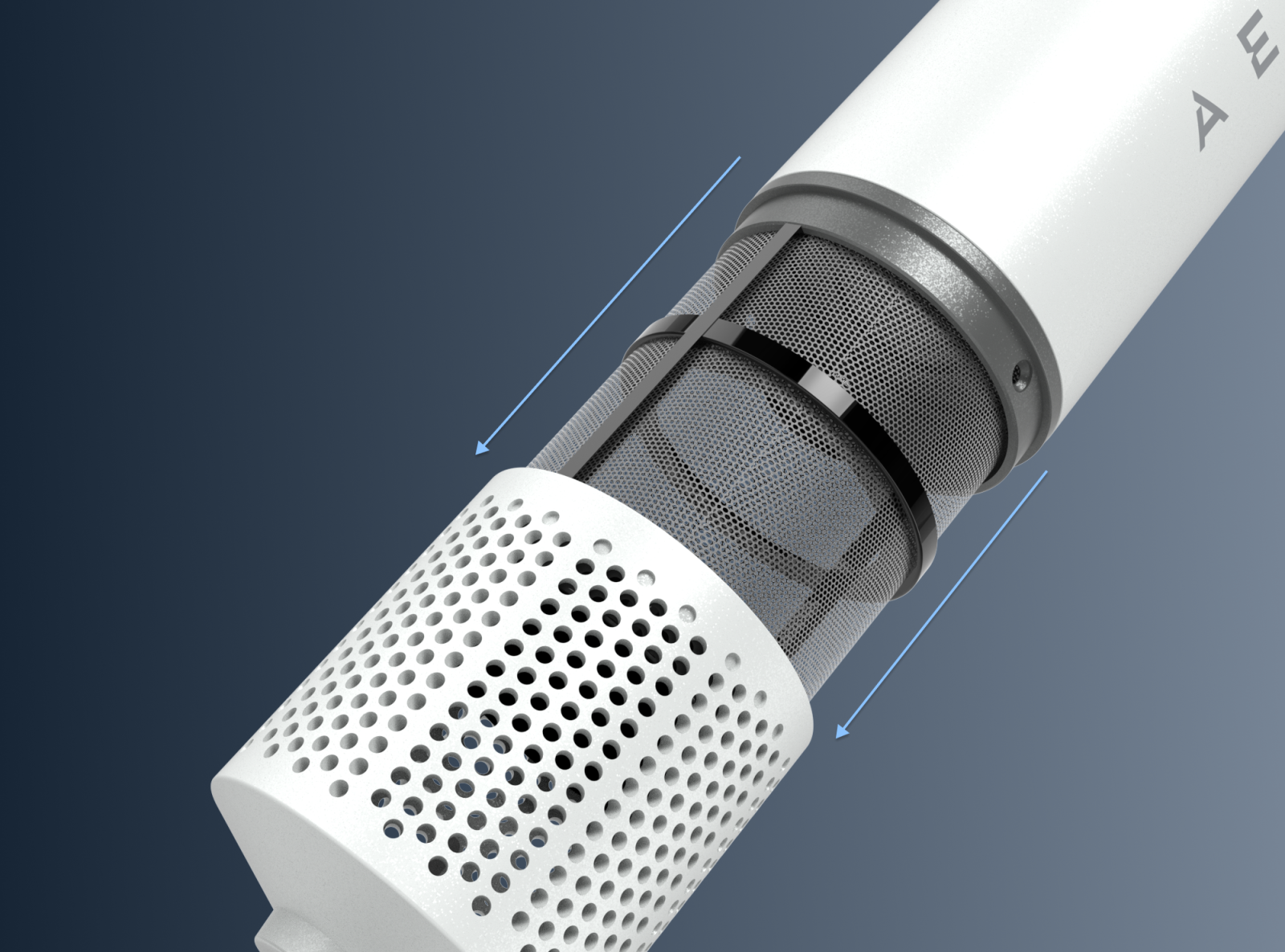 Ușor de curățat: filtru magnetic cu eliberare rapidă