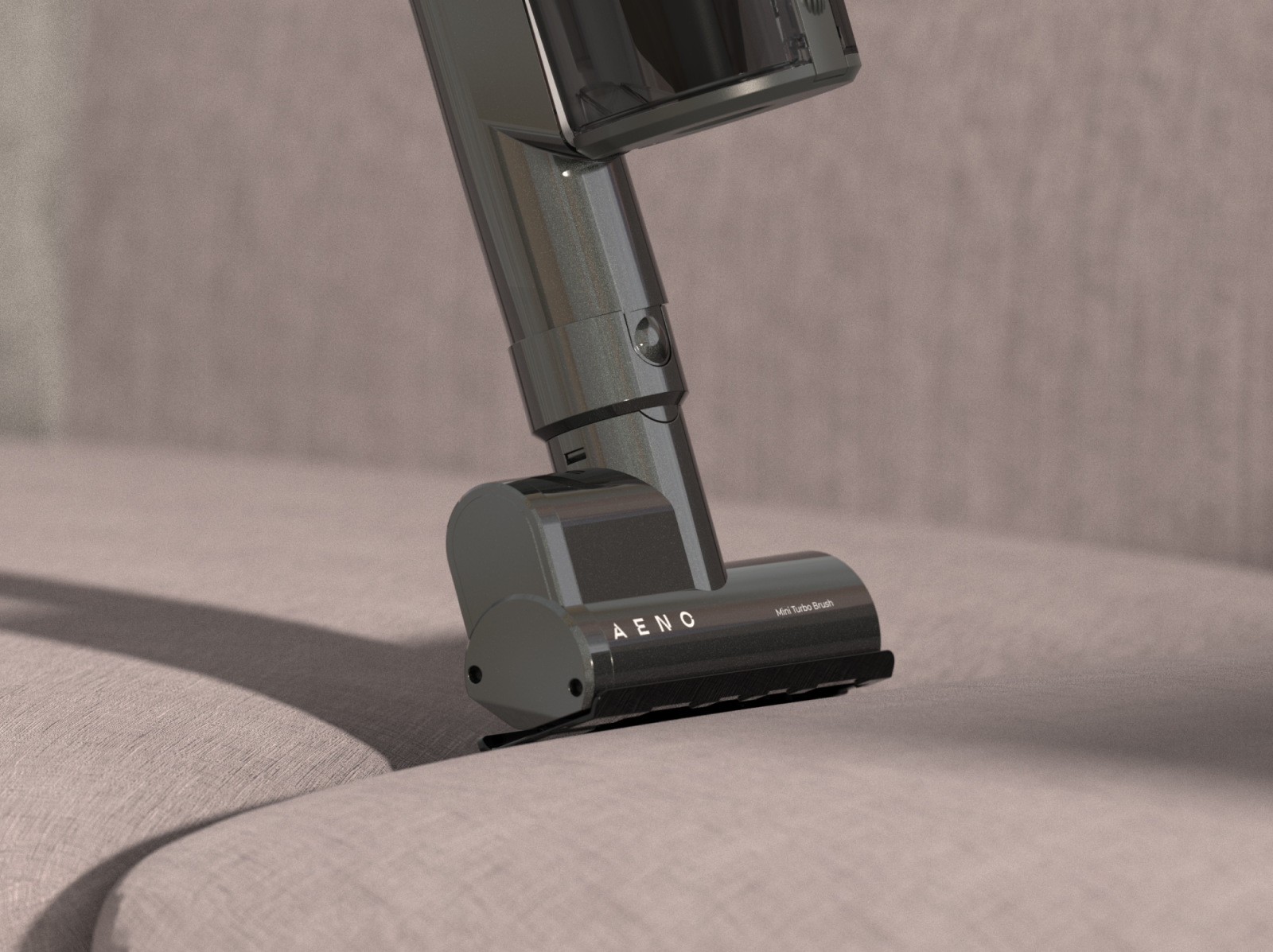 Perie turbo motorizată pentru mobilier textil