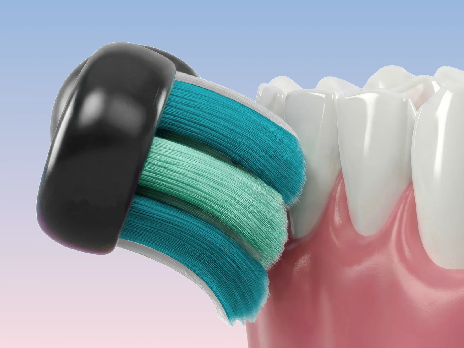 Blând cu gingiile vs periaj manual