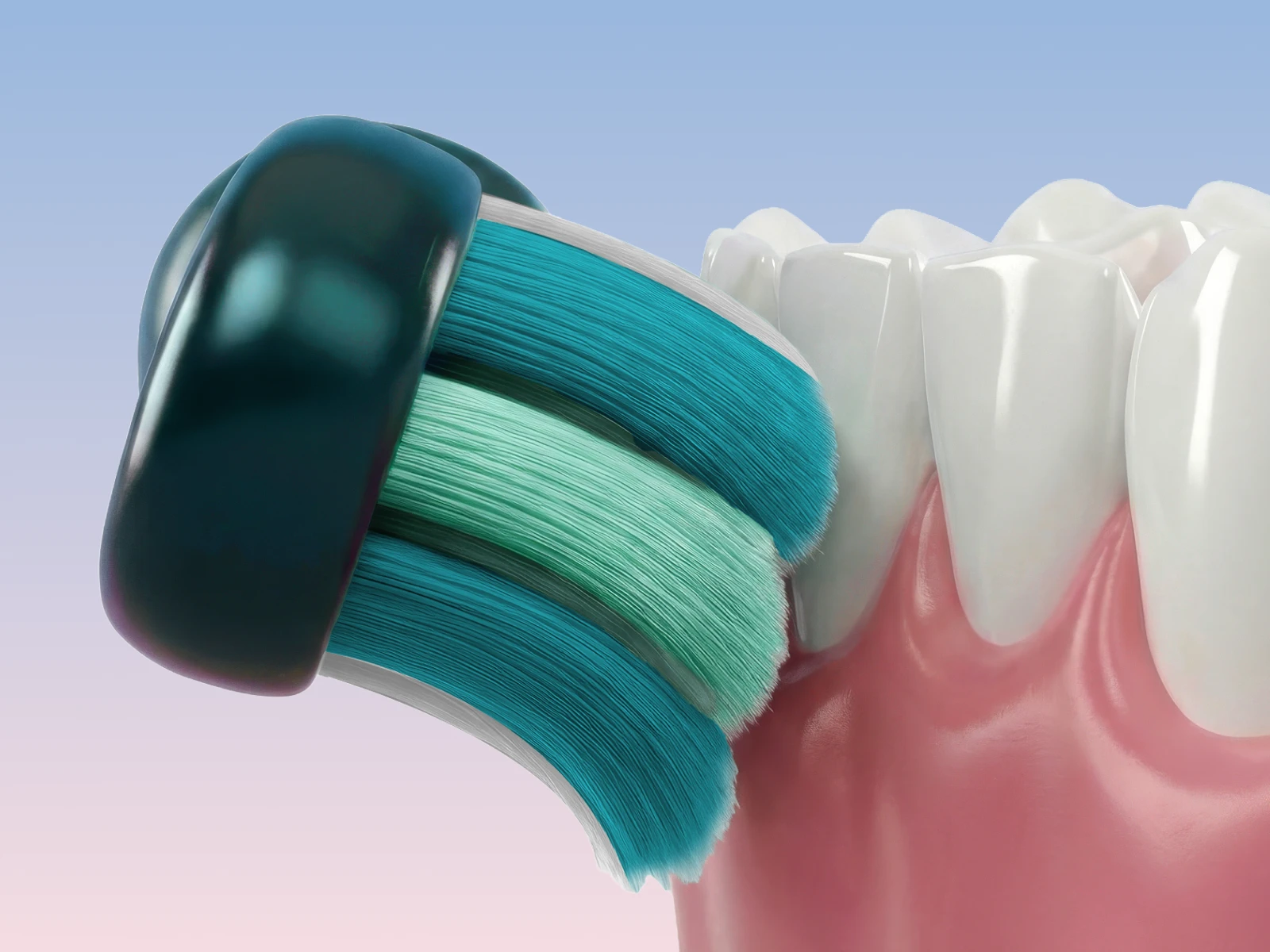 Blând cu gingiile vs periaj manual