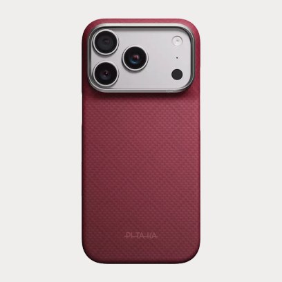 PITAKA Edge Case Burgundy для iPhone 18 Pro