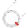 USB-C Cable CANYON (Braided/Power Delivery Support, 1.2m) White, USB Type C (Male) - USB Type C (Male)