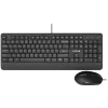Настолен тънък комплект клавиатура и мишка с кабел SET-14