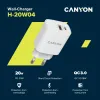 Fast Charging PD & QC 3.0 Wall Adapter H-20-04 - Photo 4