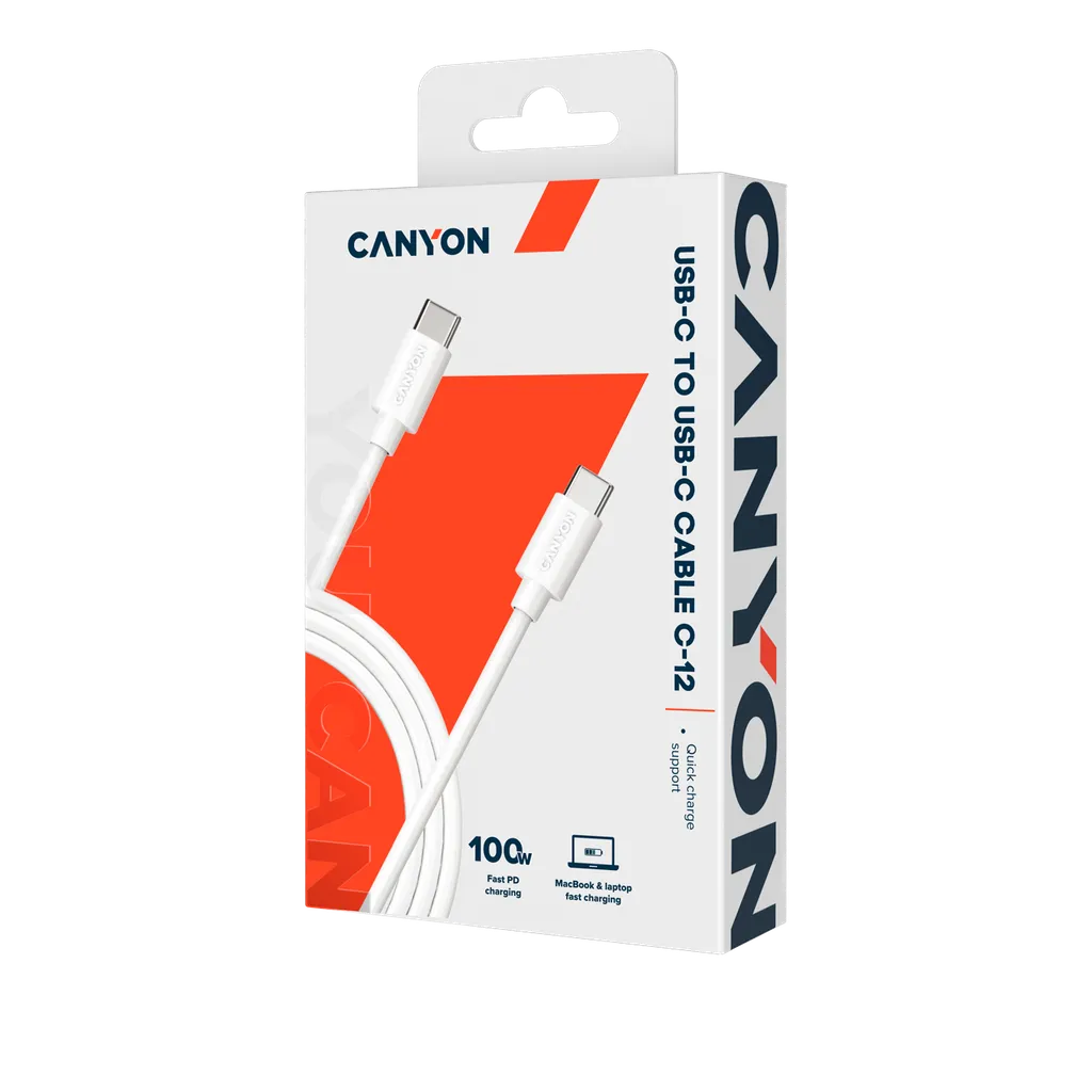 Кабель USB-C - USB-C для быстрой зарядки и передачи данных C-12 - Photo 2