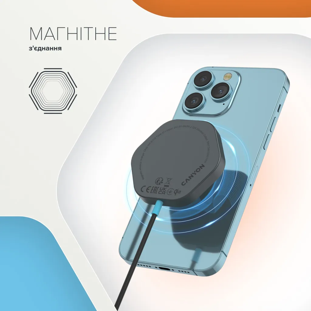 Бездротовий зарядний пристрій HEXAGON 110 - Photo 6