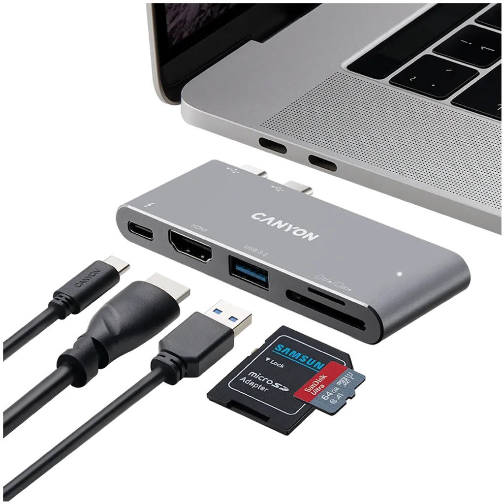 Estación de acoplamiento Thunderbolt 3 5-en-1 DS-5 - Photo 4