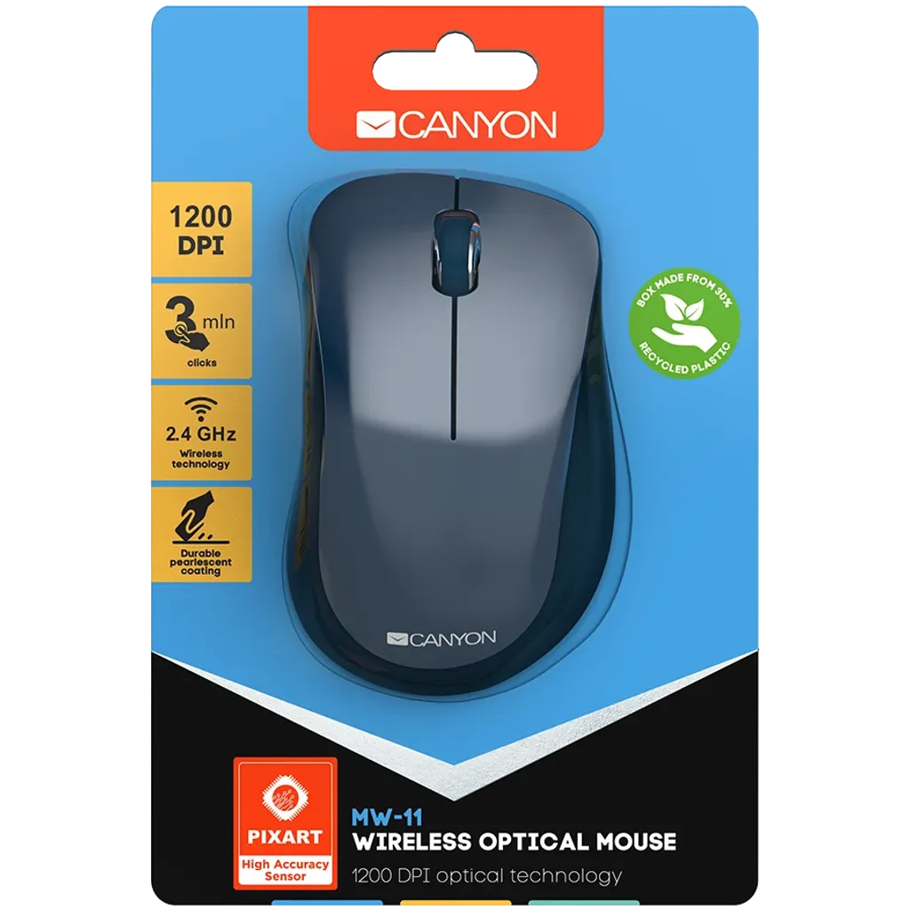 Bezdrátová optická myš se senzorem Pixart MW-11 - Photo 4