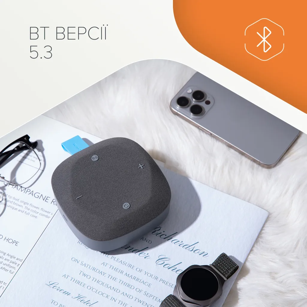 Портативна бездротова колонка Hexagon 10 - Photo 14