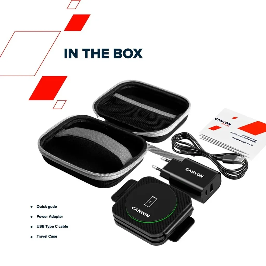 Πτυσσόμενος σταθμός φόρτισης 3-σε-1 WS-305 - Photo 15