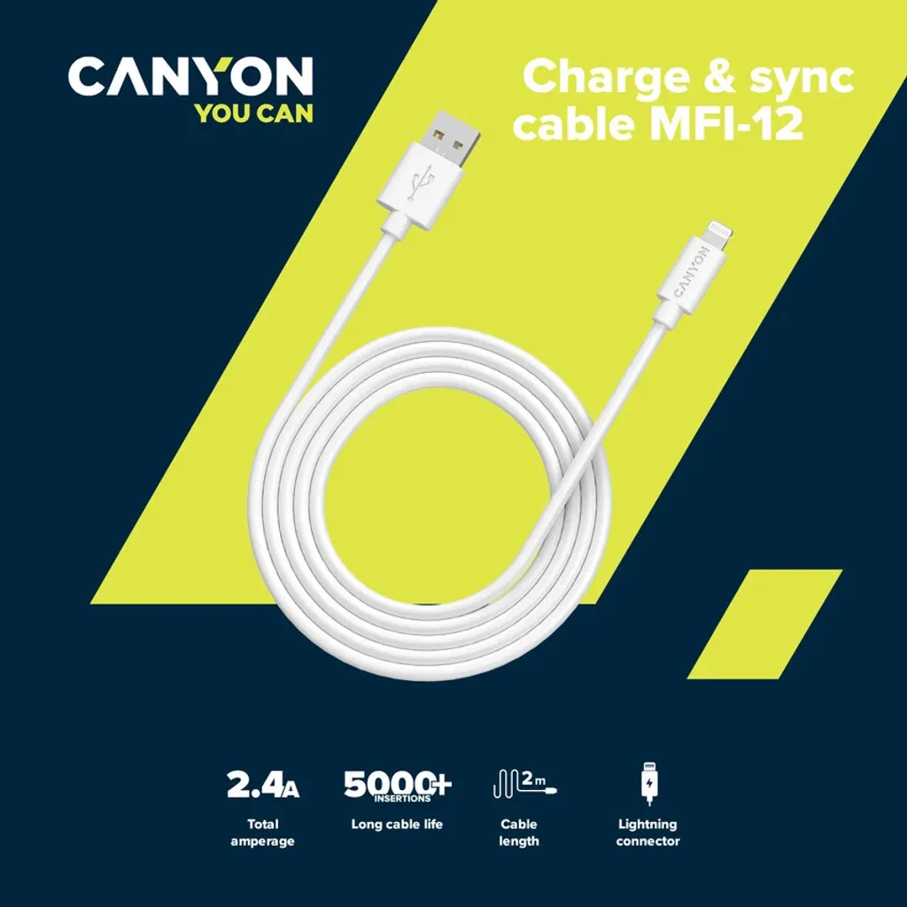 Charge & sync cable MFI-12 - Photo 3