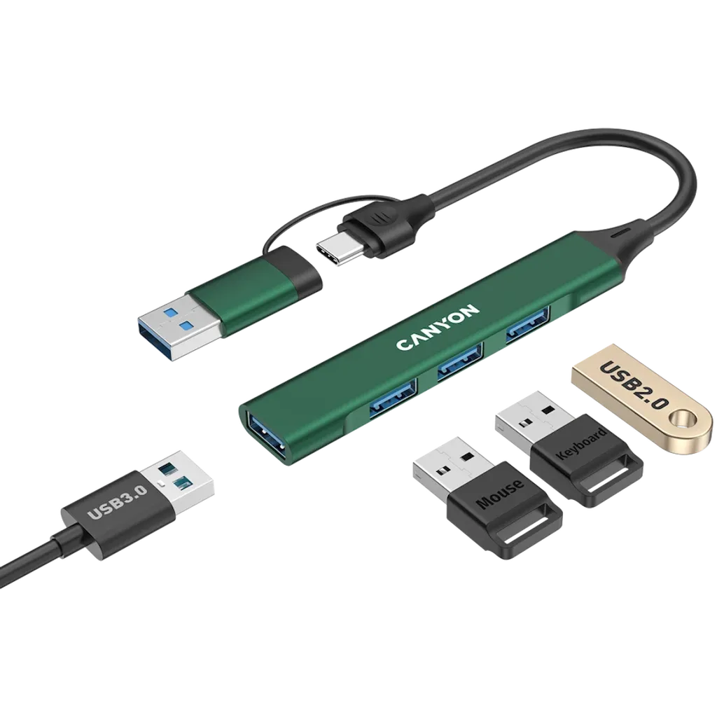 USB-C Hub 4 Θυρών DS-02 - Photo 6