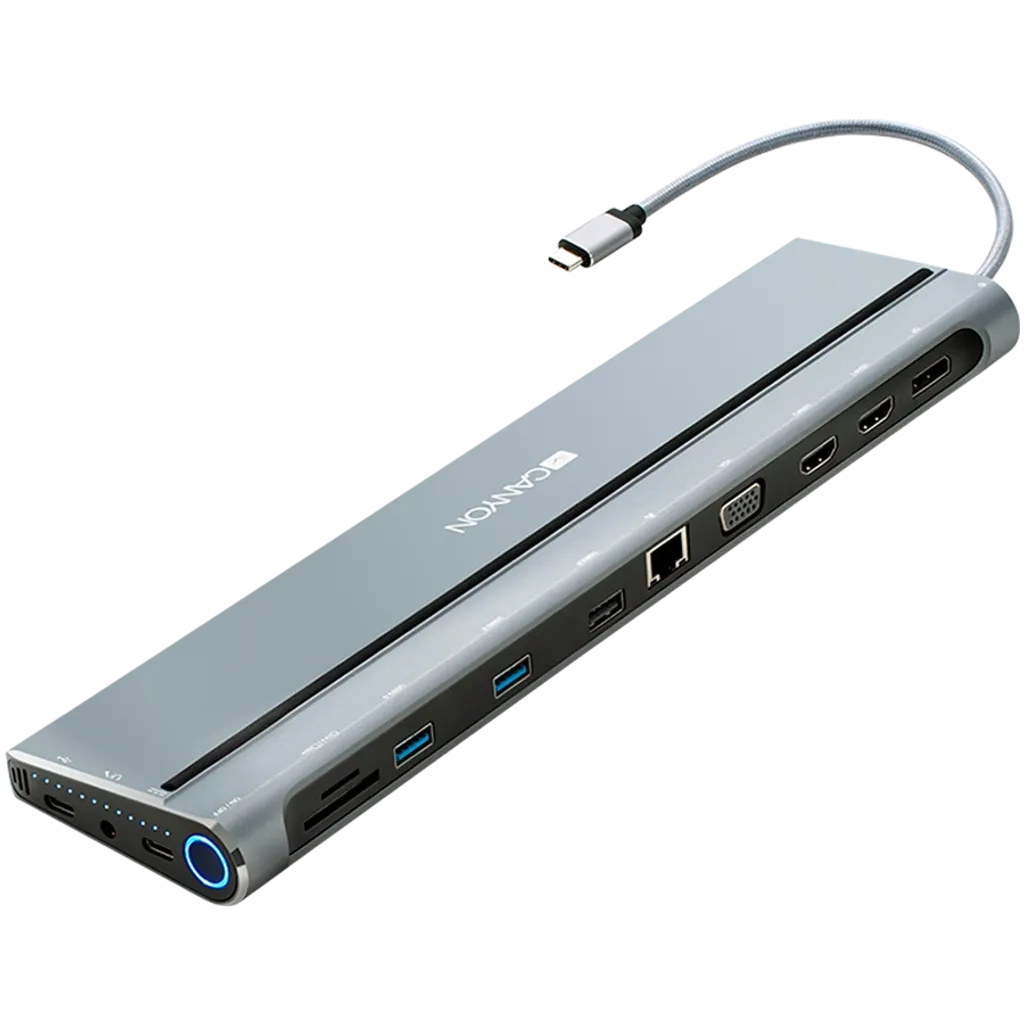 USB Type C Multiport Docking Station 14-in-1 DS-9 - Photo 2