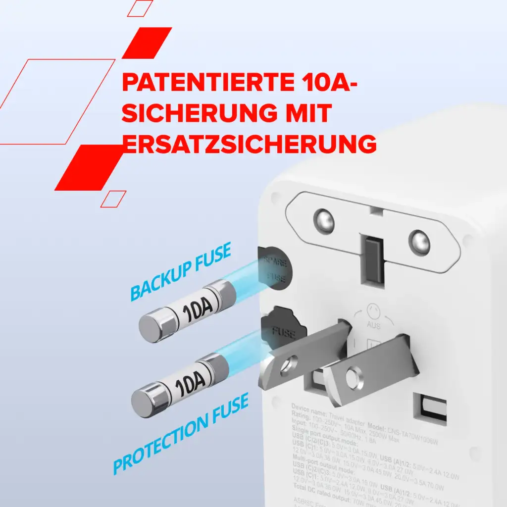 Universal Travel Adapter OnTour 70 - Photo 13