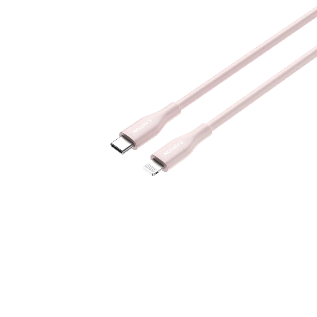 USB-C to Lightning Cable (Silicone, USB 2.0, 1m) - Photo 3