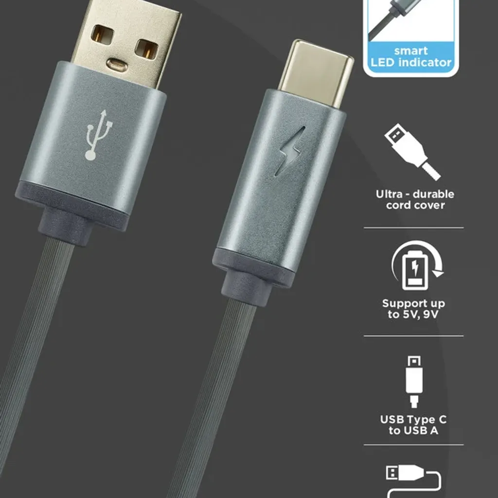 Stylish Metal Sync&Charge Cable UC-6 - Photo 4