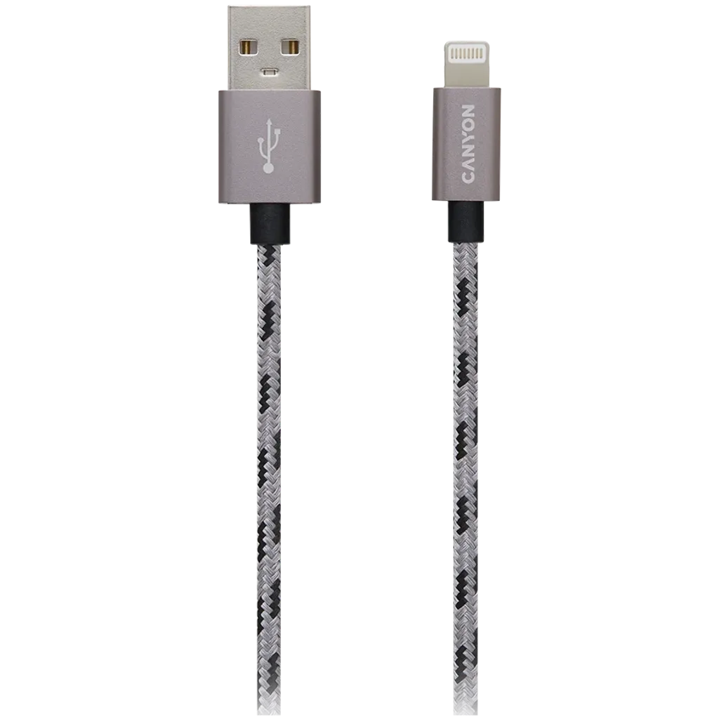 Braided 8-pin Lightning - USB cable for iPhone CFI-3 - Photo 2