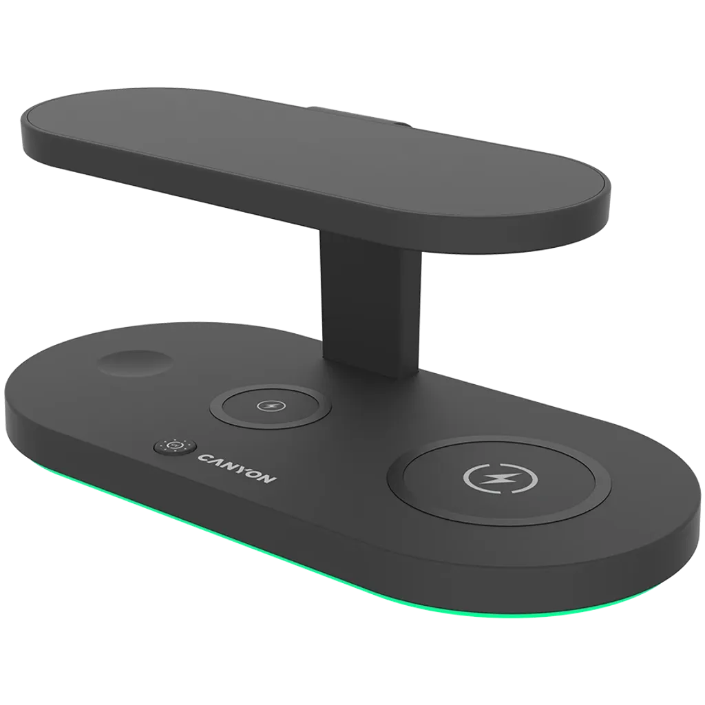 5-in-1 Wireless charging station for gadgets supporting QI technology WS-501 - Photo 2
