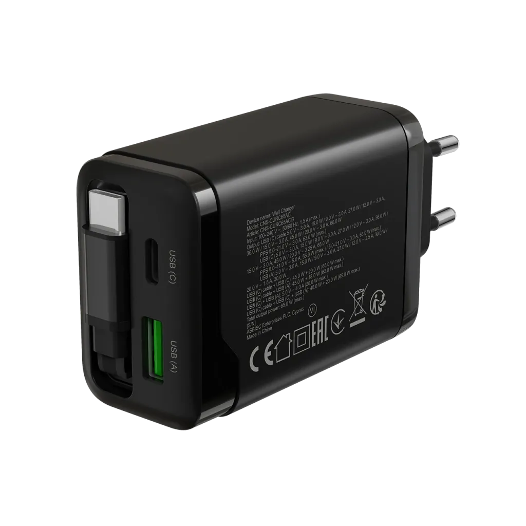Wall Charger OnCharge 65RС - Photo 6