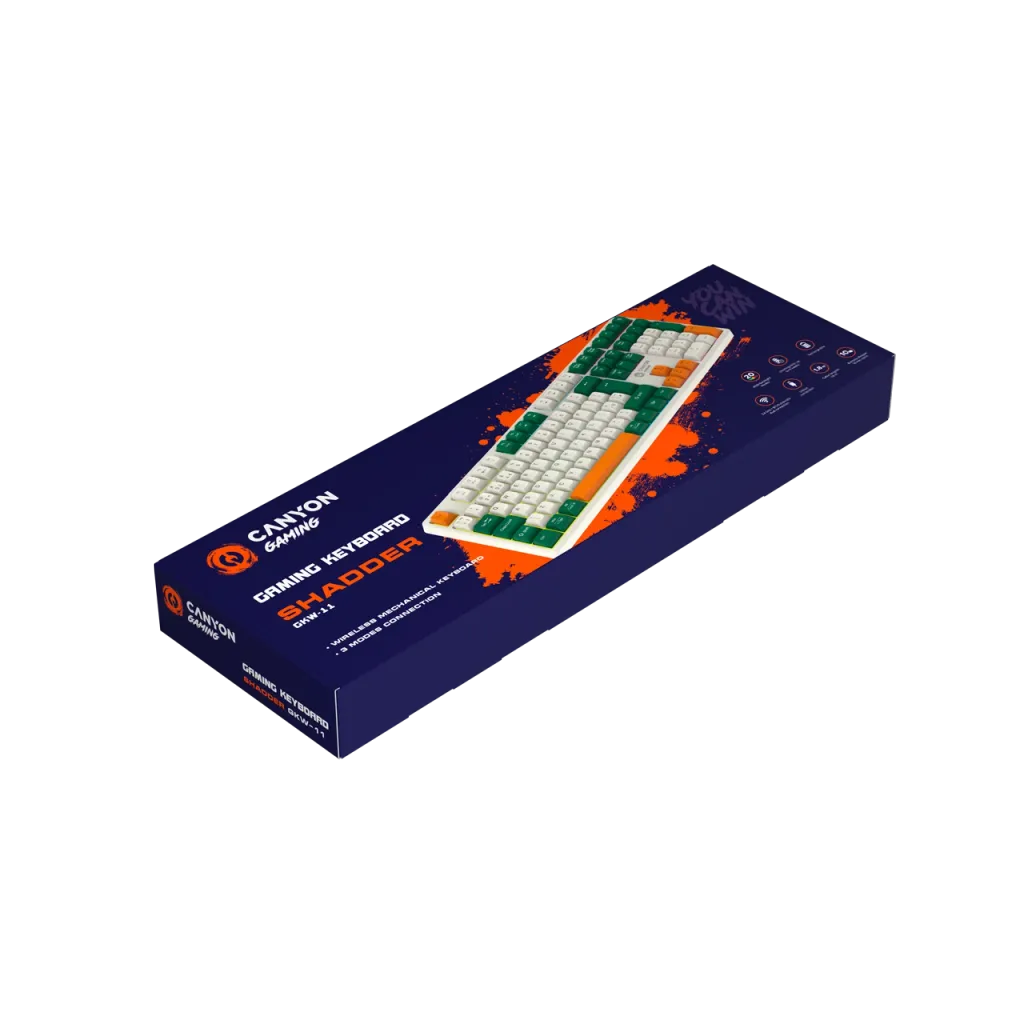 Безжична механична клавиатура Shadder GKW-11 - Photo 7