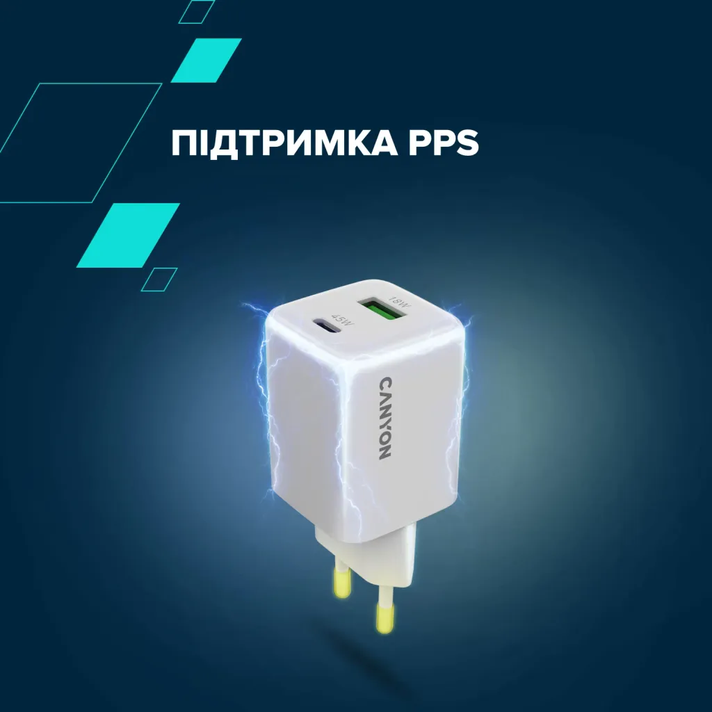 Мережевий зарядний пристрій CU45AC - Photo 12