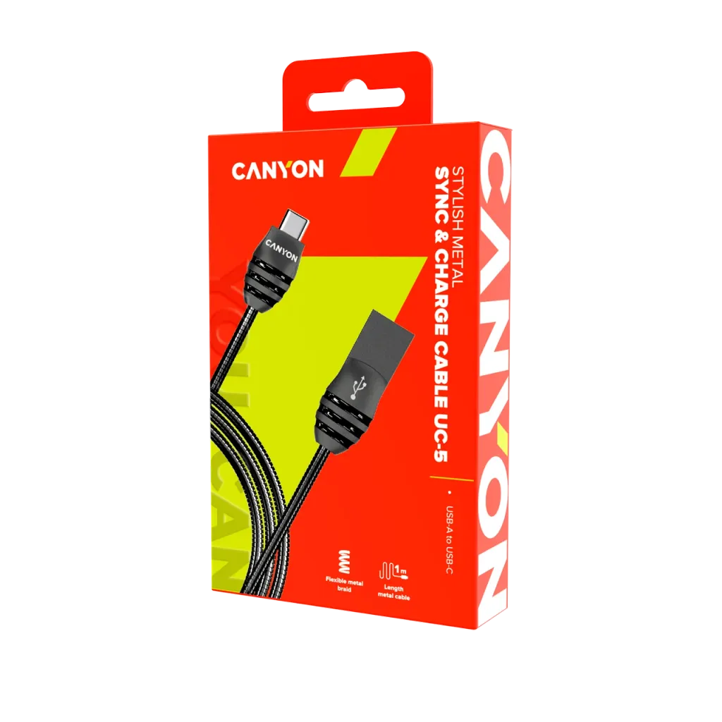 Стильный кабель для зарядки и синхронизации данных UC-5 - Photo 3