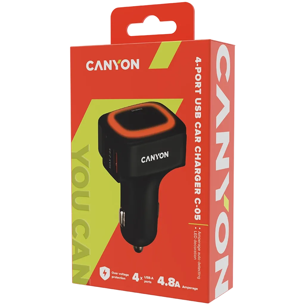 Dvojitá USB nabíjačka do auta, 4,8 A C-05 - Photo 3