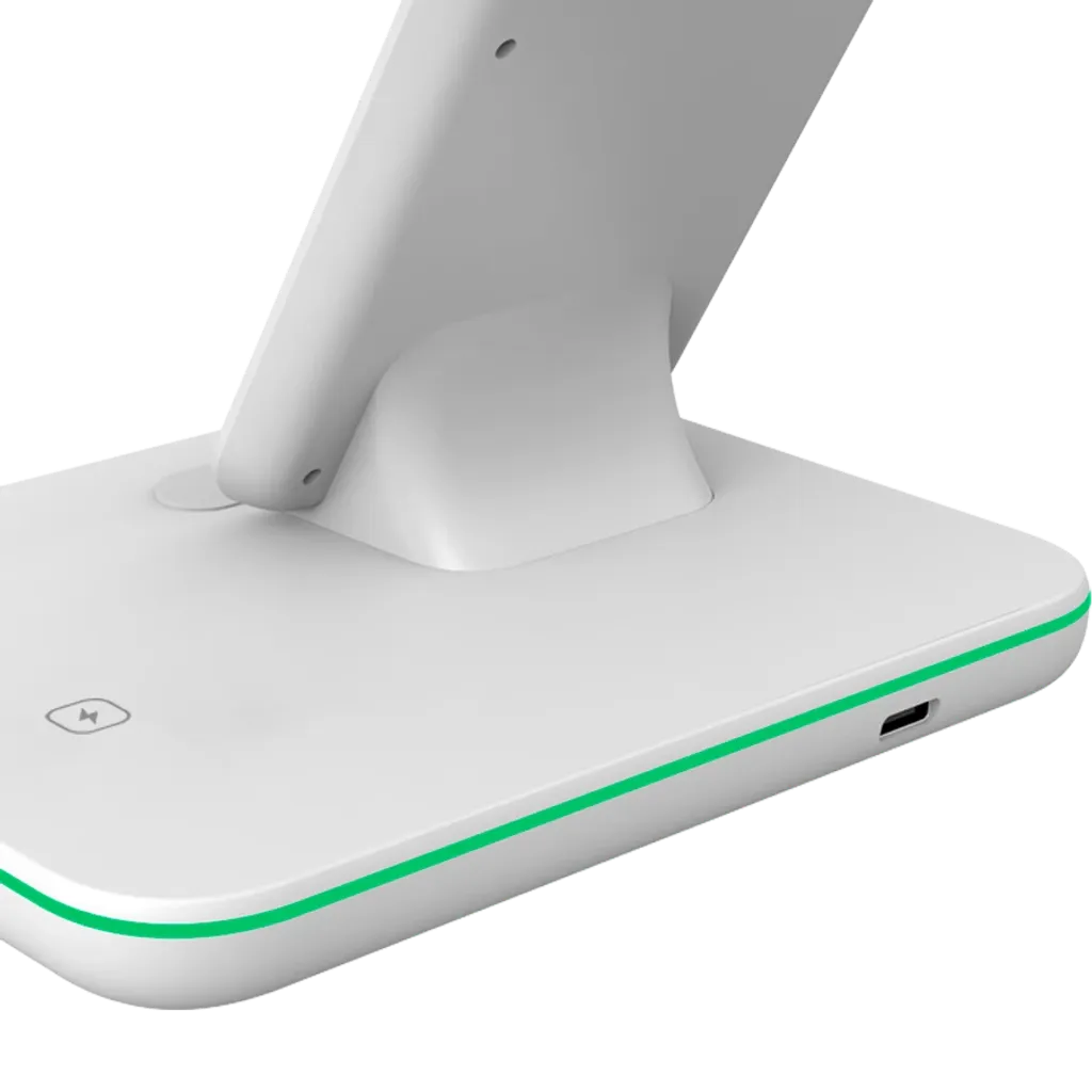 3-в-1 Безжична станция за зареждане на устройства, поддържащи QI технология WS-303 - Photo 5