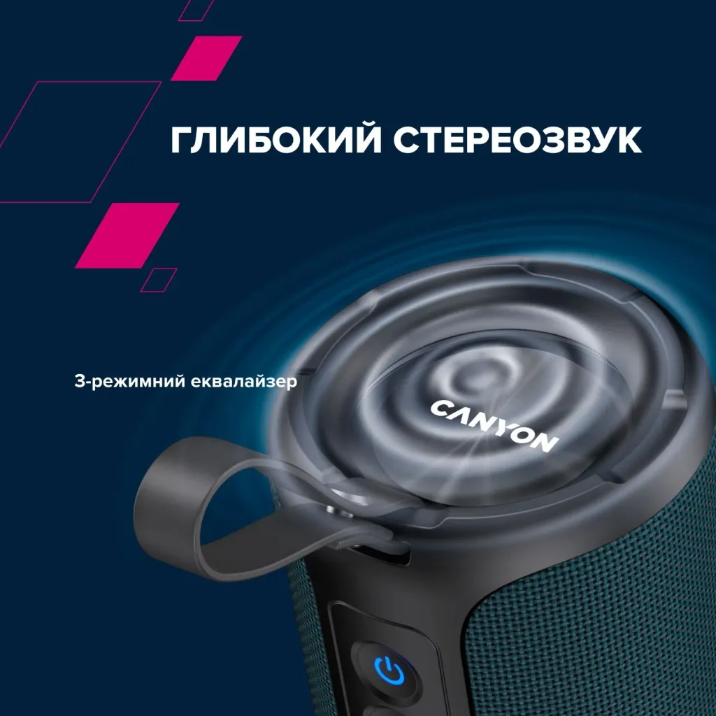 Портативна бездротова колонка OnMove 15 - Photo 7