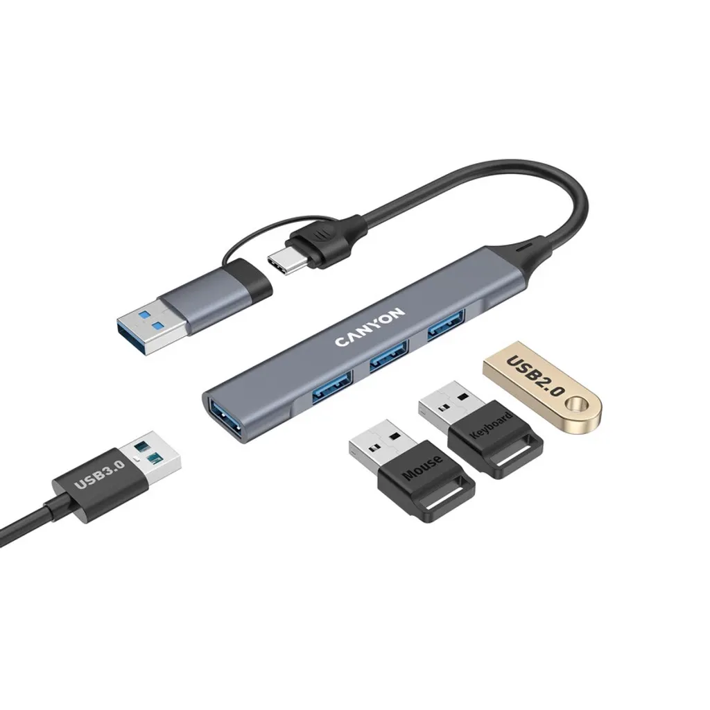 4 Port USB-C Hub DS-02 - Photo 3
