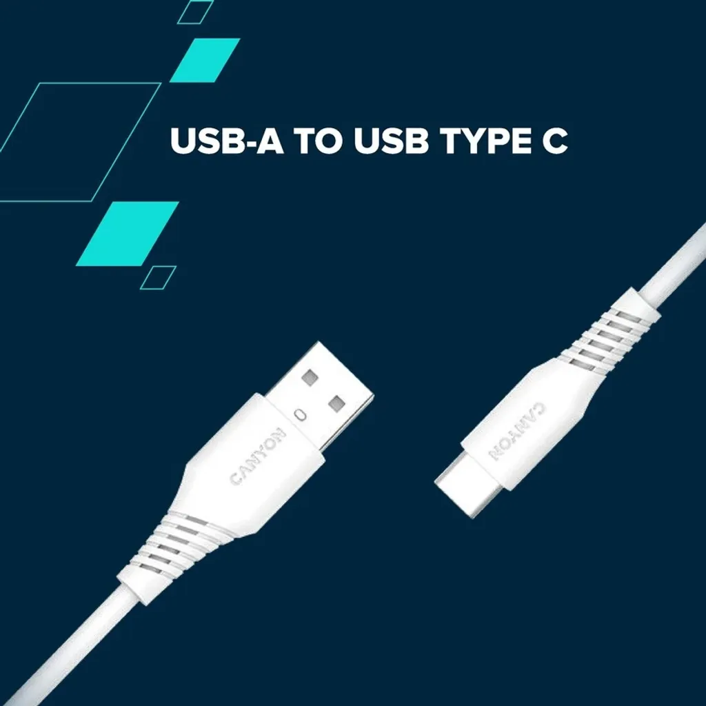 USB-C - USB-A Cable AC18SC (Silicone, Power Delivery Support, 1.2m) - Photo 3