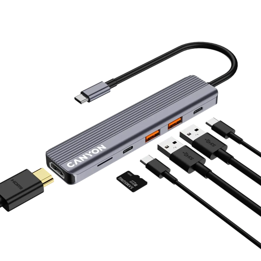 Hub USB-C de 6 Puertos DS-17 - Photo 6