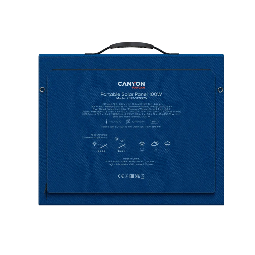 Foldable Solar Panel SP100W - Photo 9