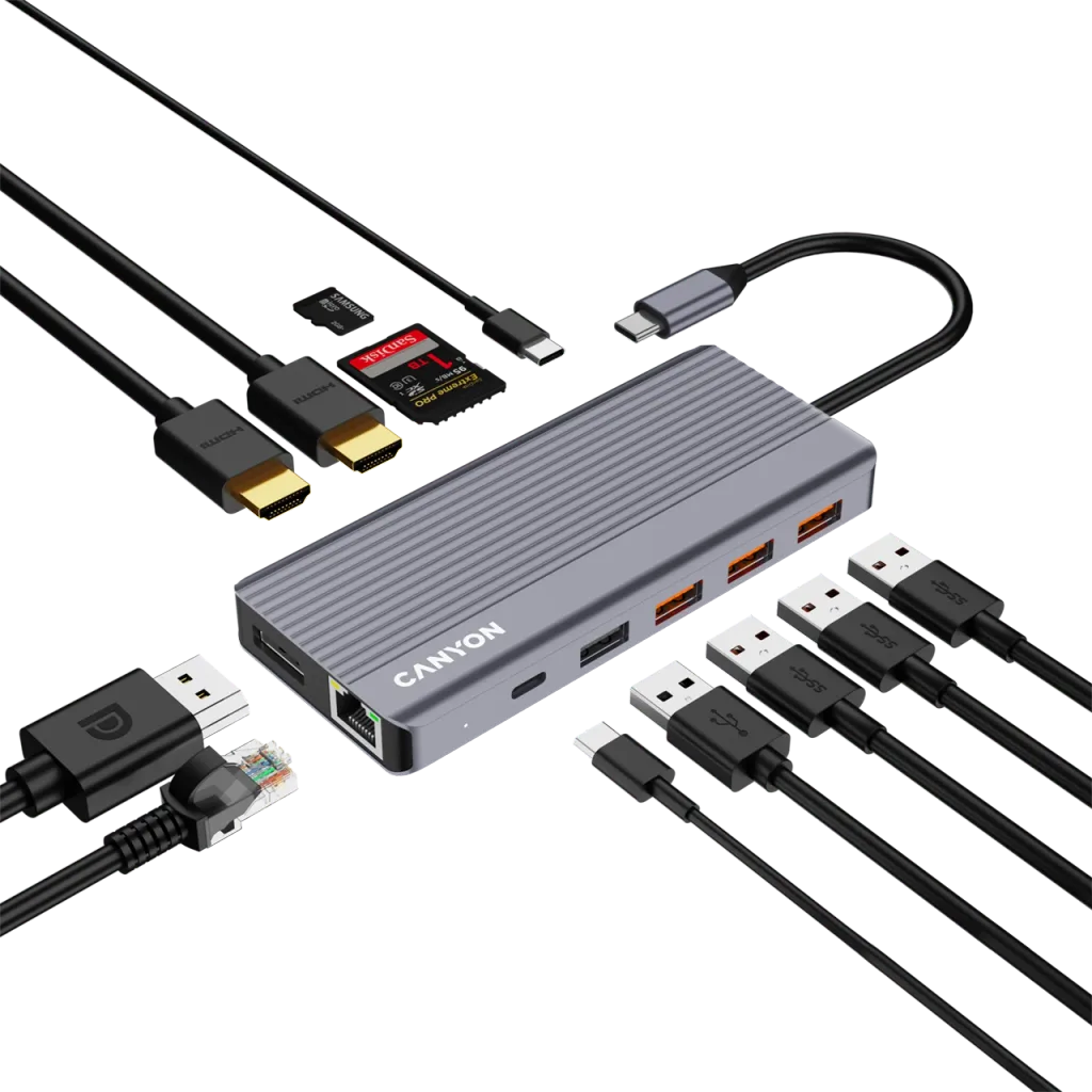 13 Port USB-C HUB DS-16 - Photo 4