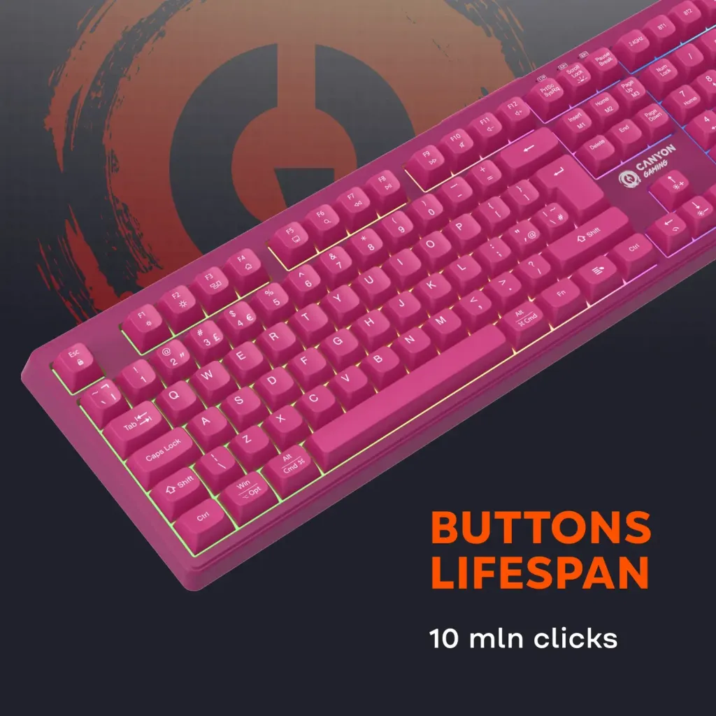 Wireless Membrane Keyboard Fortnax GKW-2 - Photo 14