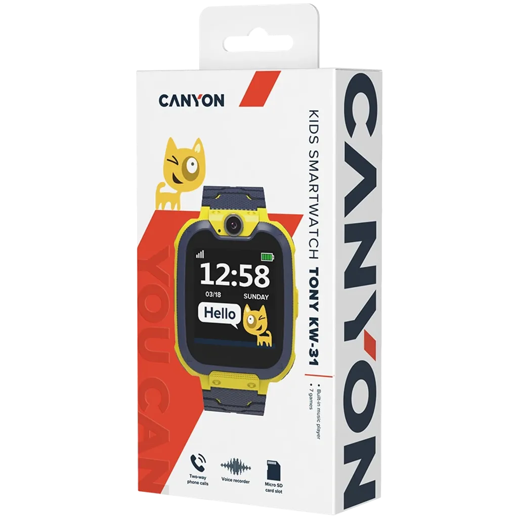 Smart hodinky pre deti “Tony” KW-31 - Photo 4