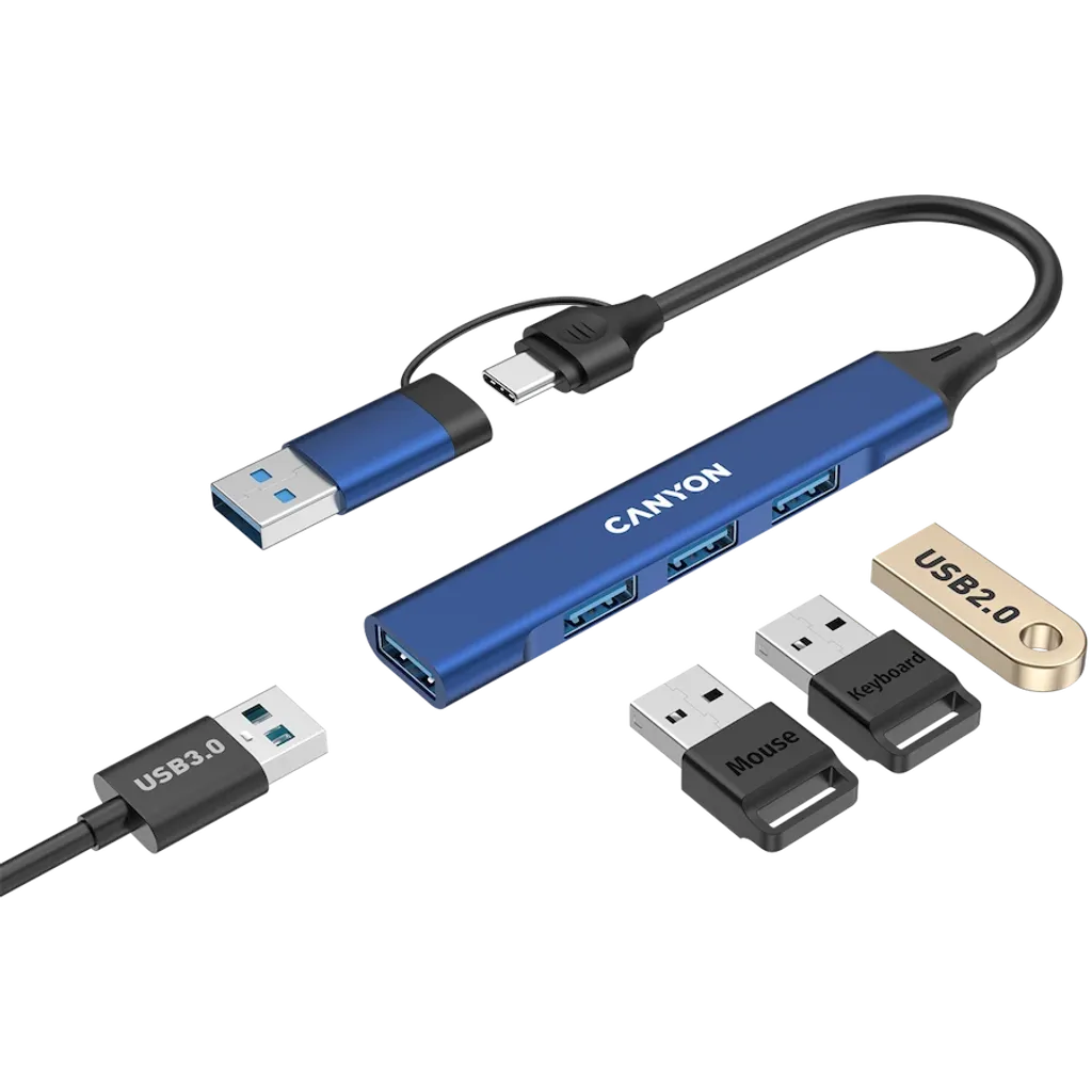 Hub USB-C de 4 Puertos DS-02 - Photo 6