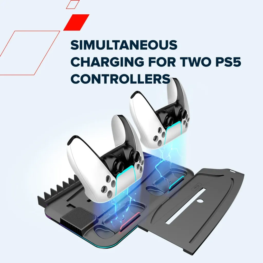 Multifunkční chladicí stojan pro konzoli PS5 CS-51 - Photo 9