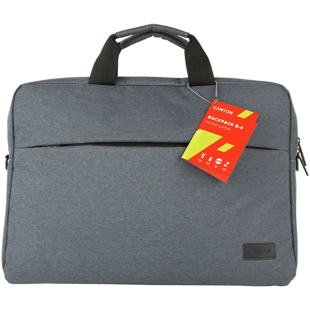 Κομψή γκρι τσάντα φορητού υπολογιστή B-4