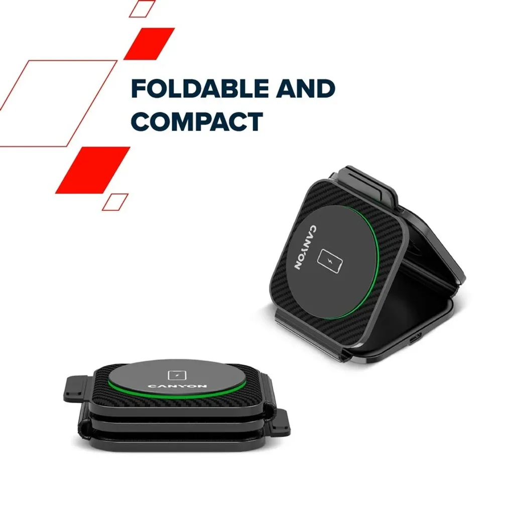 Πτυσσόμενος σταθμός φόρτισης 3-σε-1 WS-305 - Photo 12