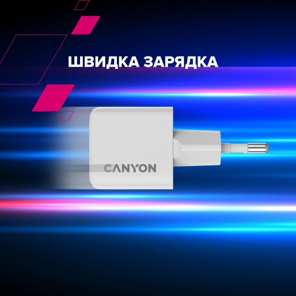 GaN мережевий зарядний пристрій CU20C - Photo 8