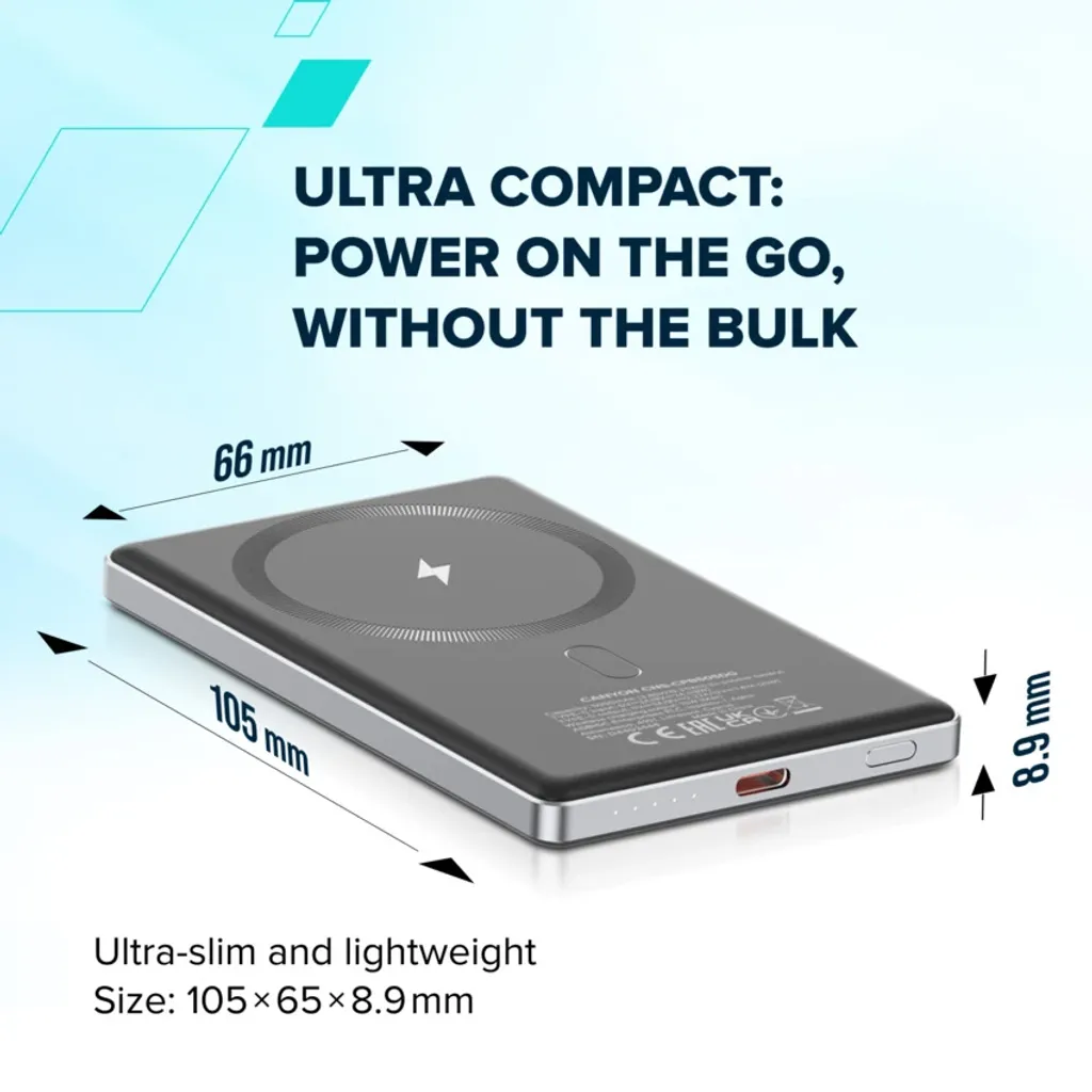 Power Bank OnPower 505 Slim Magsafe 5000 mAh PD20W - Photo 9