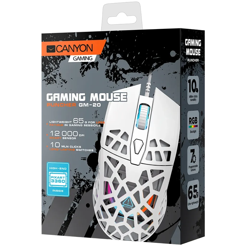 Herná myš Puncher GM-20 - Photo 4