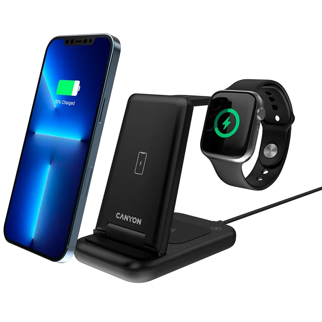 3-в-1 Беспроводная зарядная станция WCS-304 - Photo 4