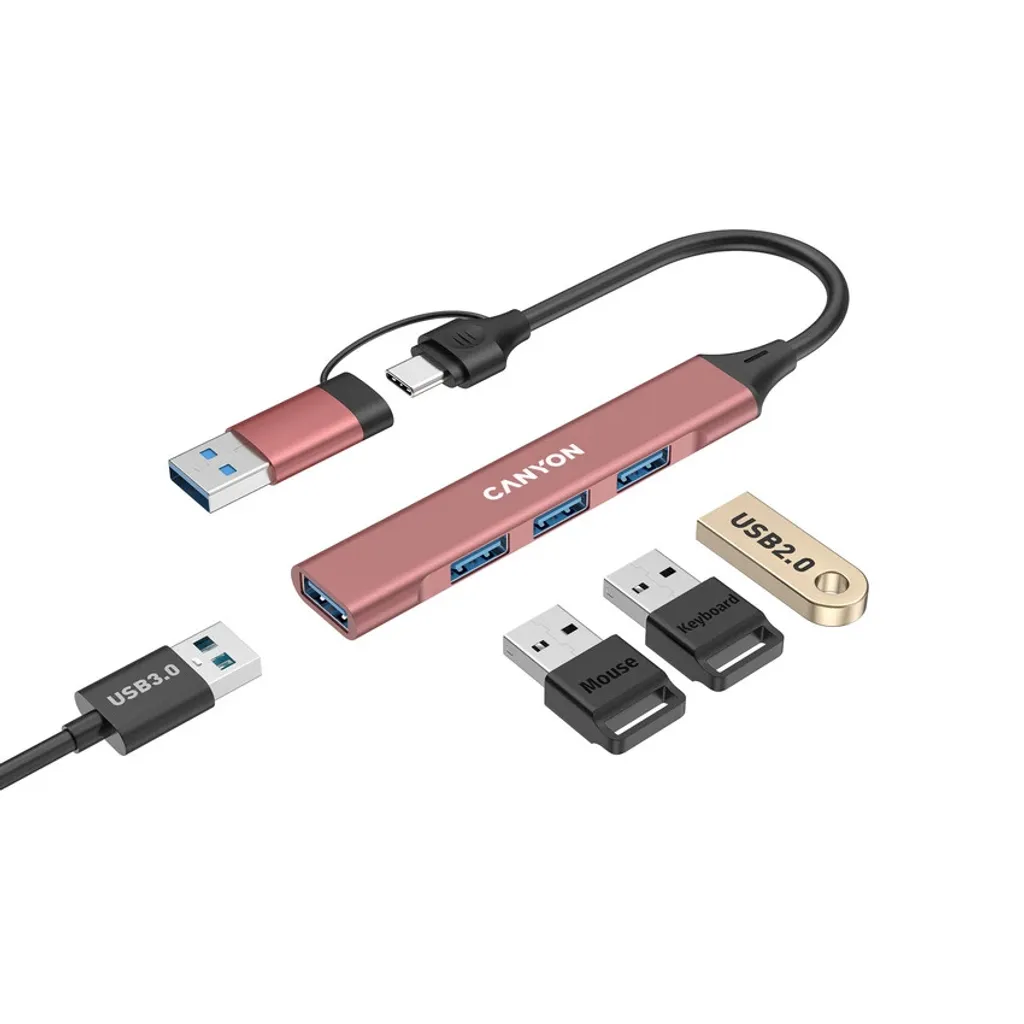 4 Port USB-C Hub DS-02 - Photo 3