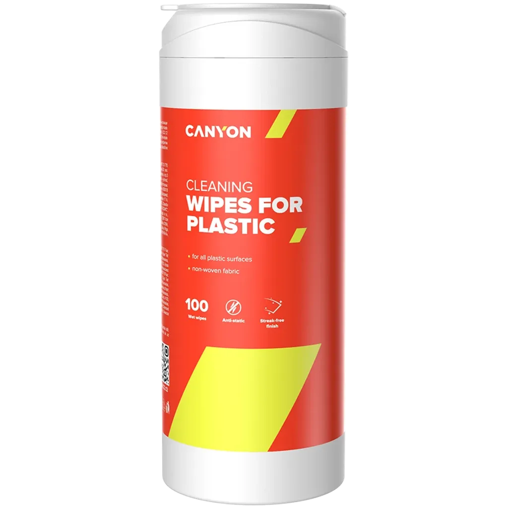Cleaning wipes for plastic surfaces CCL12