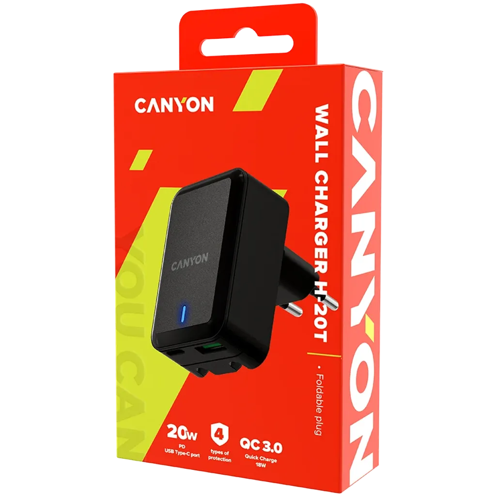 Foldable Wall Charger With PD & QC 3.0 H-20T - Photo 4