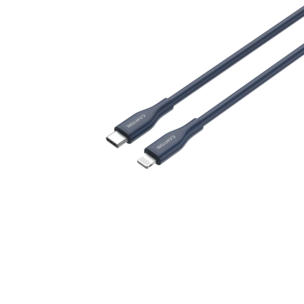 USB-C to Lightning Cable (Silicone, USB 2.0, 1m) - Photo 4