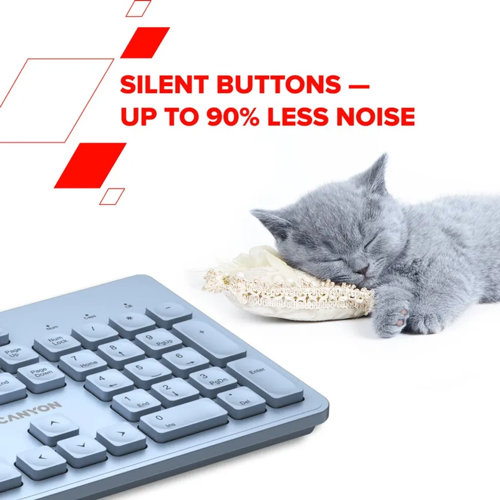 Silent Wireless Keyboard HKB-W01 - Photo 8
