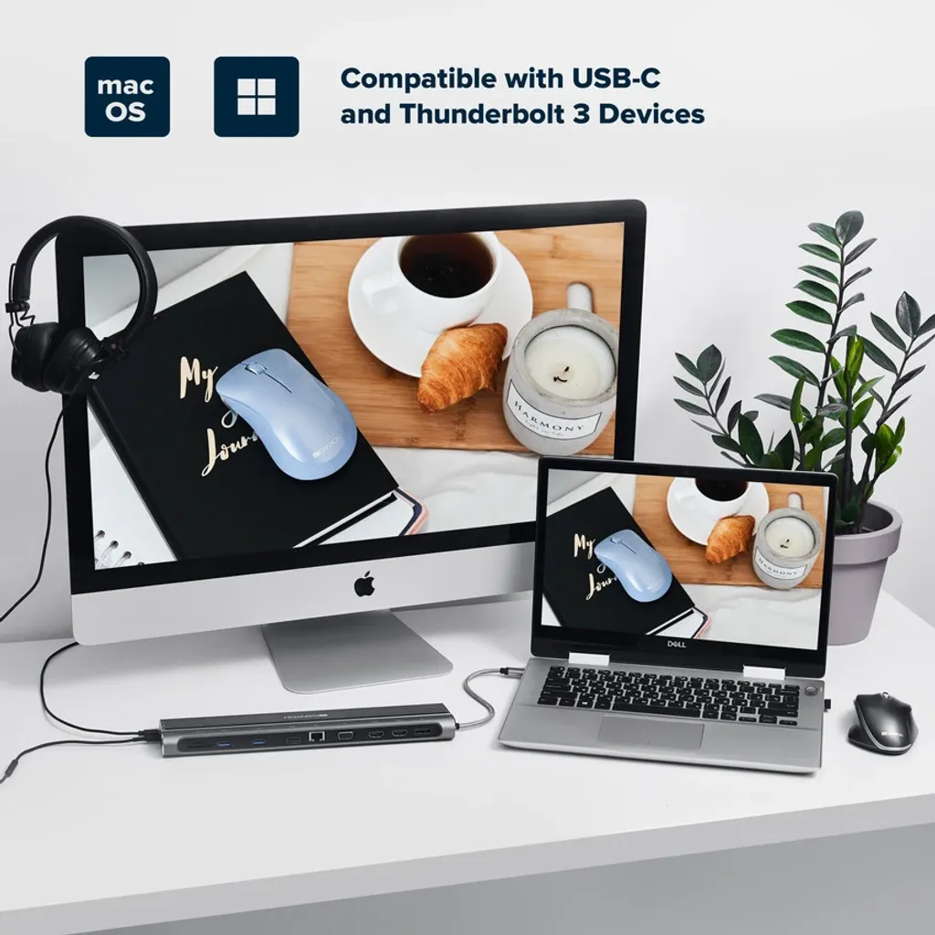 USB Type C Multiport Docking Station 14-in-1 DS-9 - Photo 5